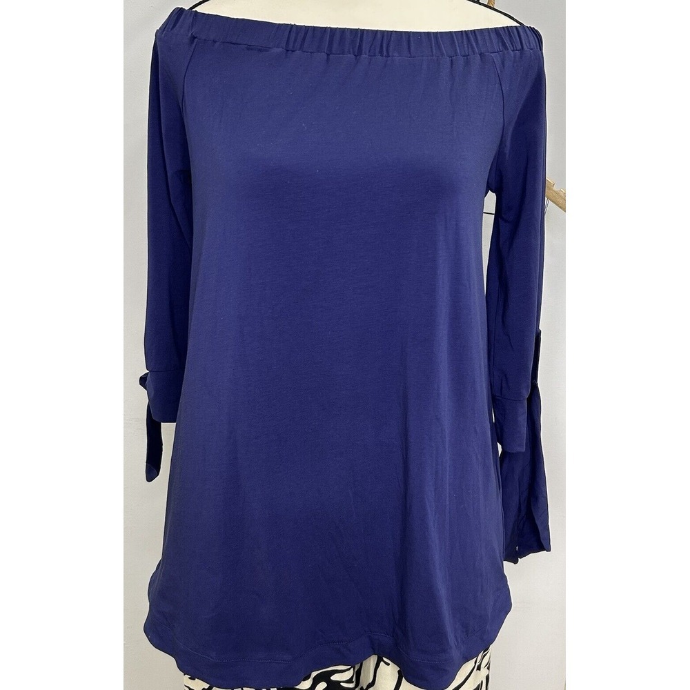 Alpha Studio Women's  3/4‎ Slevee Blue Royal Color Size 40  S